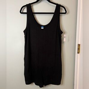 Old Navy Black Sleeveless Tank Romper